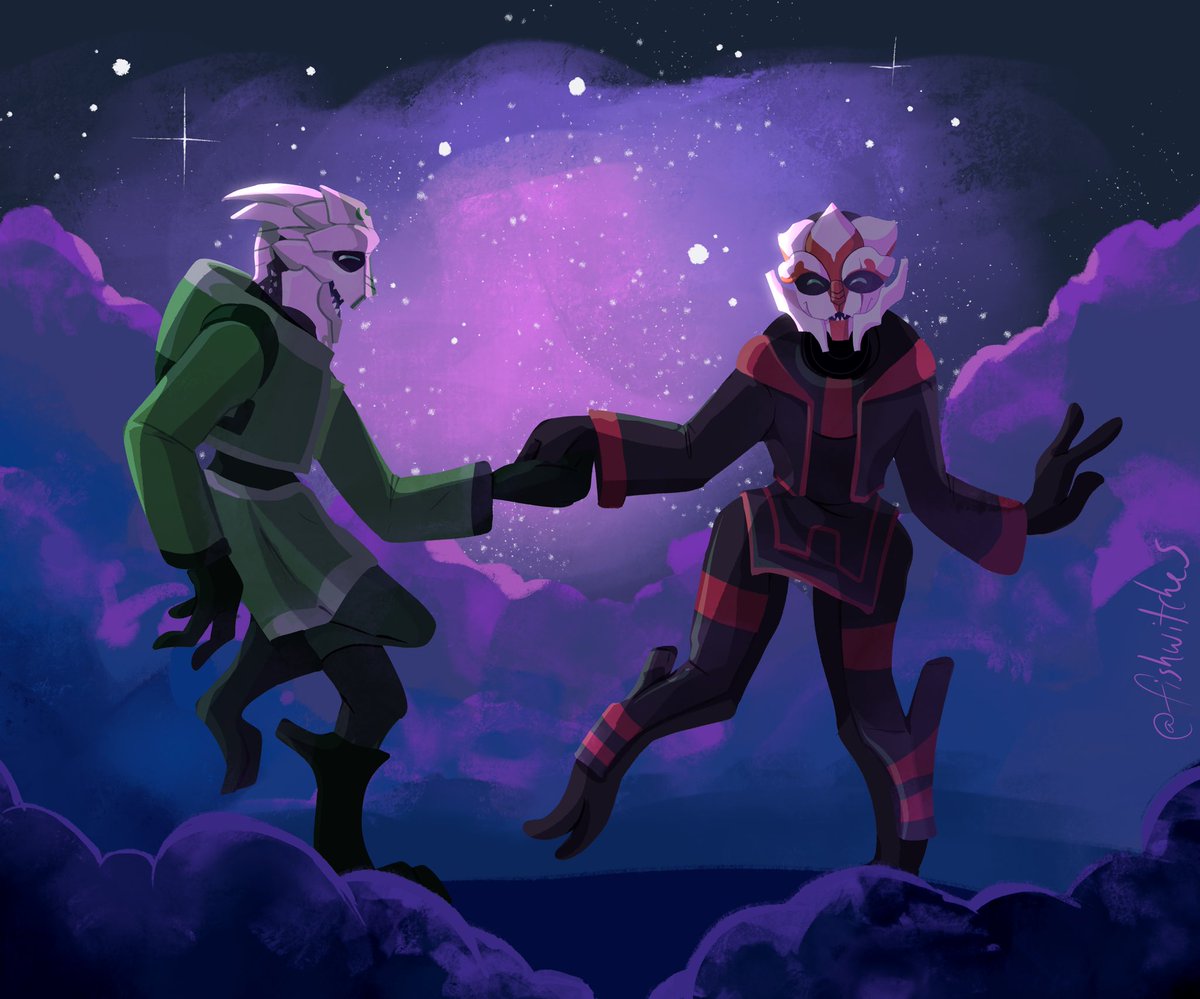 Commission for <a href="/ThatOneTurian/">Spectre Garret Lorik</a> and <a href="/KirionRayen/">Lt. Kirion Rayen</a>  ❤️
