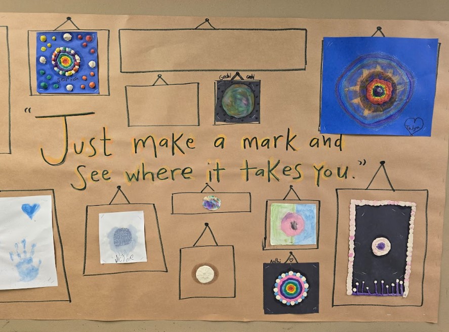 What's Happening in Our Classroom (@mrsdafos) on Twitter photo We started by making a mark. We used paint, marker, pastels, water, paper, and plasticine to see where our initial mark would take us. No mistakes were made, but chances to figure out what kind of dot felt good to each individual artist met us along the way! <a href="/peterhreynolds/">Peter H. Reynolds</a> We started by making a mark. We used paint, marker, pastels, water, paper, and plasticine to see where our initial mark would take us. No mistakes were made, but chances to figure out what kind of dot felt good to each individual artist met us along the way! <a href="/peterhreynolds/">Peter H. Reynolds</a>