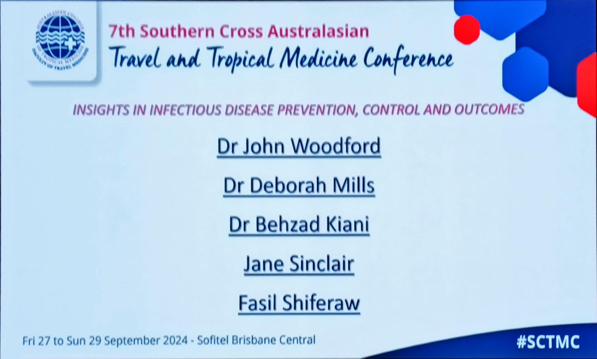 Dan Halliday (@ruraldocdan) on Twitter photo Heading into late morning sessions at #sctmc in Brisbane with <a href="/collegetropmed/">Australasian College of Tropical Medicine</a> #malaria #JEV #COVID #TB Heading into late morning sessions at #sctmc in Brisbane with <a href="/collegetropmed/">Australasian College of Tropical Medicine</a> #malaria #JEV #COVID #TB