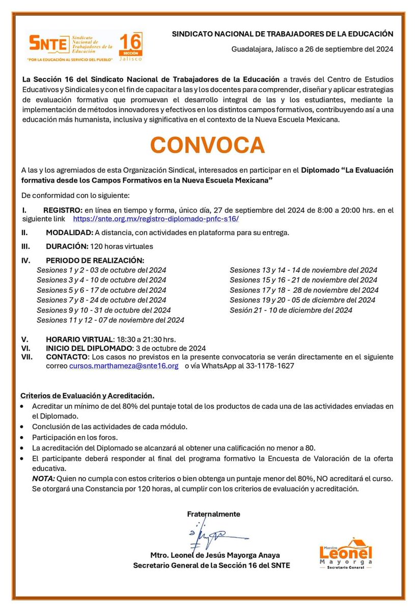 don_cucu's tweet photo. Registro en línea único mañana 27 de septiembre de 2024, de 8:00 a 20:00 hrs. 
                               
🔗  https://t.co/t7zKOSwu5N

💻 Modalidad: A distancia, con actividades en plataforma.
⏳ Duración: 120 horas virtuales.
📅 Octubre y noviembre 
🕒 Horario virtual https://t.co/VsOmwGNCkE