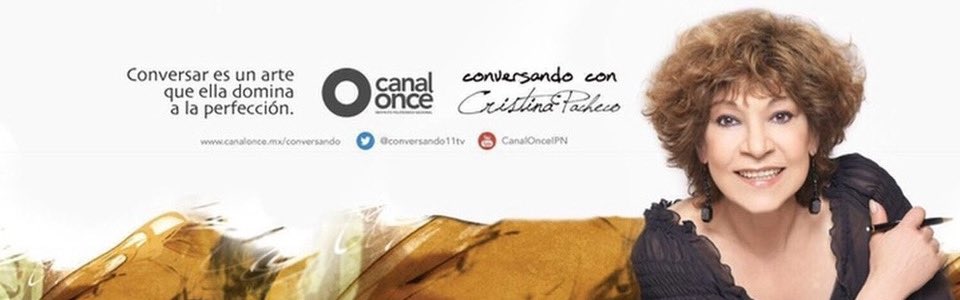 Hoy 26 de septiembre , hace 27 años, se transmitió el primer programa en vivo de <a href="/Conversando11TV/">Conversando con Cristina Pacheco</a> por <a href="/CanalOnceTV/">Canal Once</a> . La invitada fue María Rojo.