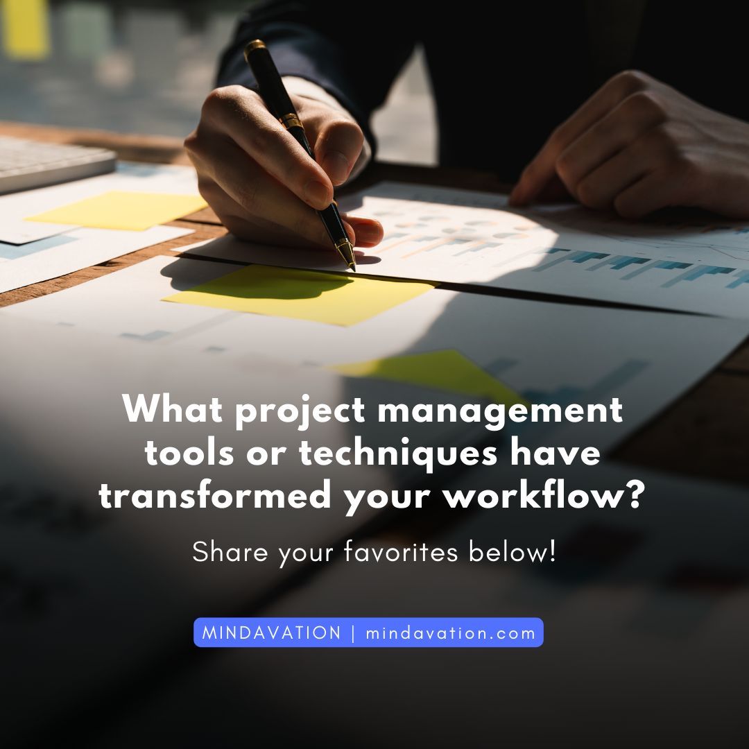 Mindavation's tweet image. Tools like Gantt charts, Agile methods, and collaboration platforms can completely reshape productivity. 🔧 What tools have made the biggest impact for your organisation? Comment below with your go-to tools.💬
#projecttools #agilemethods #projectmanagement #productivity #agile