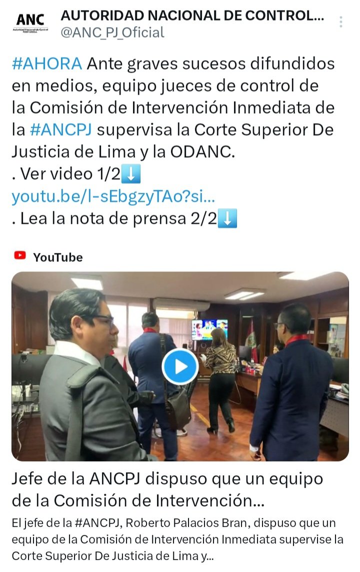 El juicio contra <a href="/RicardoBelmontC/">Ricardo Belmont C.</a> es nulo, arbitrario, perverso y está viciado desde el manejo de la <a href="/FiscaliaPeru/">Ministerio Público</a> de Chorrillos. La <a href="/ANC_PJ_Oficial/">AUTORIDAD NACIONAL DE CONTROL DEL PODER JUDICIAL</a> y el Observatorio del <a href="/Poder_Judicial_/">Poder Judicial Perú</a> tienen que intervenir. Todo el proceso es falso pues debería devolverse el Canal 11 a RBC y