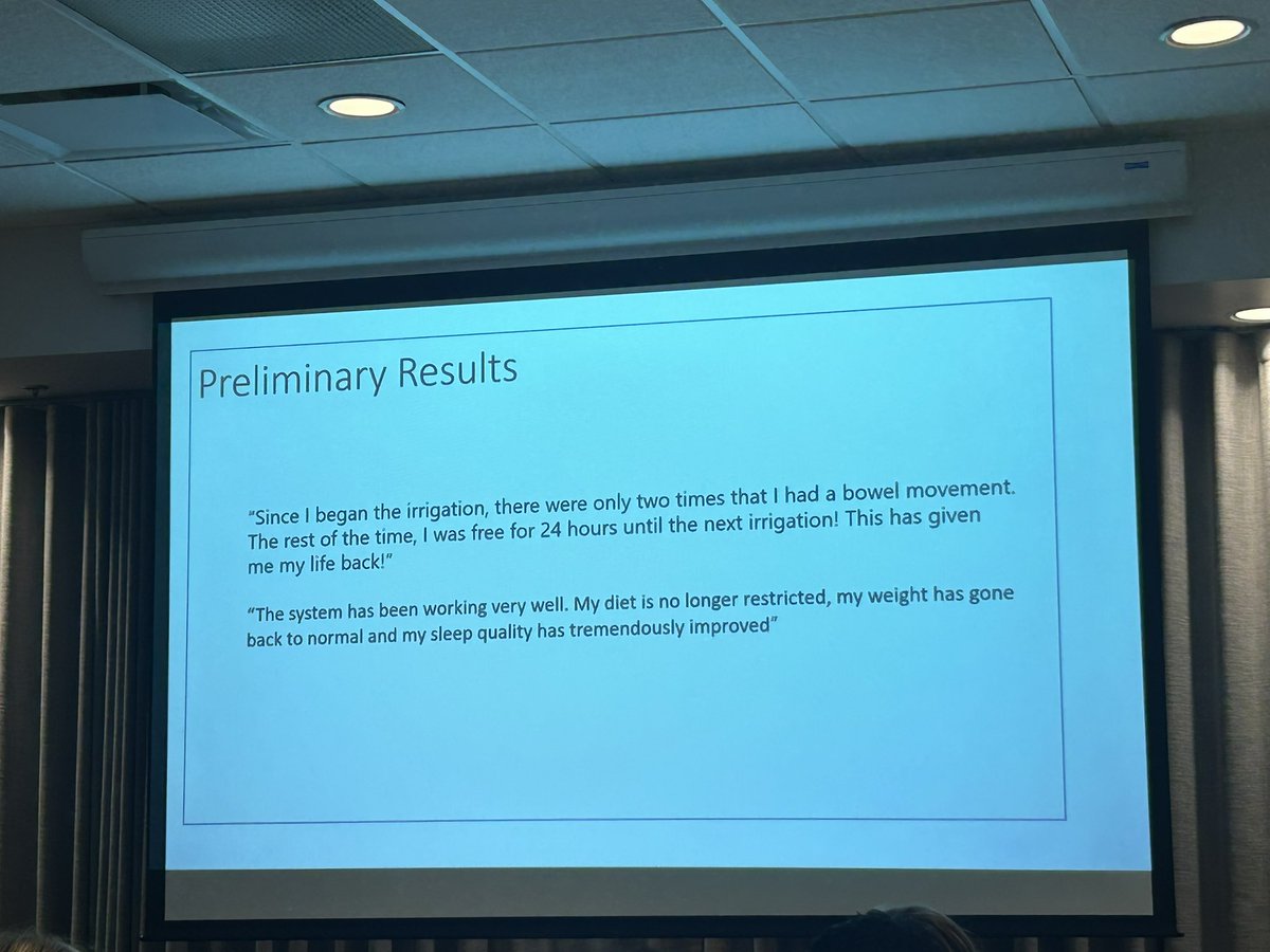 Congratulations <a href="/Jessica81387223/">Jessica Holland</a> for presenting our pan-Canadian transanal irrigation for #LARS RCT #CSF2024- it gives patients their lives back! Many thanks to <a href="/demian_marie/">Marie Demian</a> for your passionate teaching of TAI for all the patients! Many thanks to #CSCRS for support <a href="/CAGS_ACCG/">Cdn General Surgeons</a>