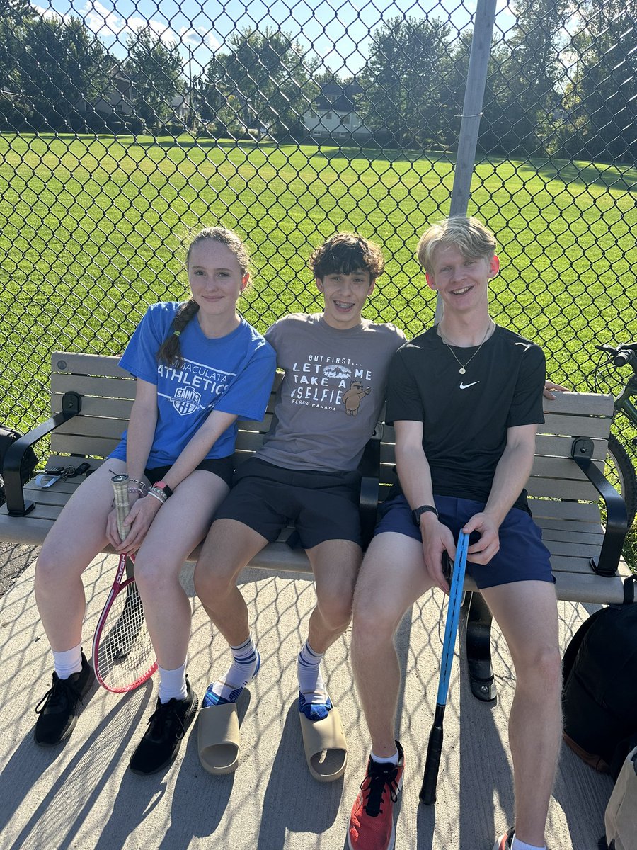 Mac Tennis 2024-25 is back at it again! We had our last practice at our favourite courts at Brantwood Park tonight before our first tournament tomorrow. Go mac go!🎾 
<a href="/ImmaculataOCSB/">Immaculata High School</a>