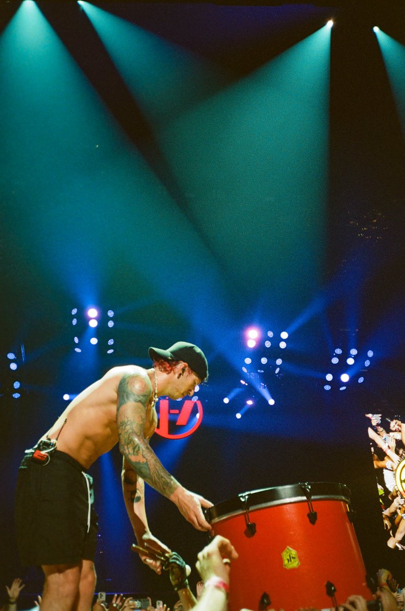 leilanisfilm's tweet photo. finally was able to develop some film photos from the LA show 🫶 this is night 2, josh dun on film #clancyLA 📸🎞️ @joshuadun #twentyonepilots #clancy https://t.co/HaR2kKfmtr
