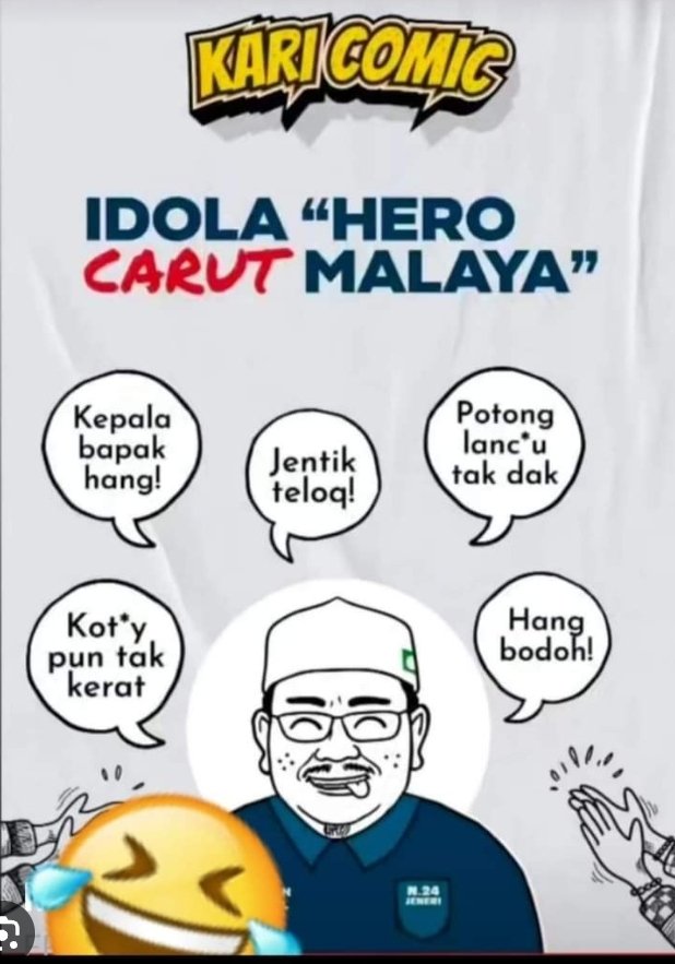 UthRsm's tweet photo. @mkini_bm Kah kah kah..macam mencarut kah ? https://t.co/nEISk6rVOA
