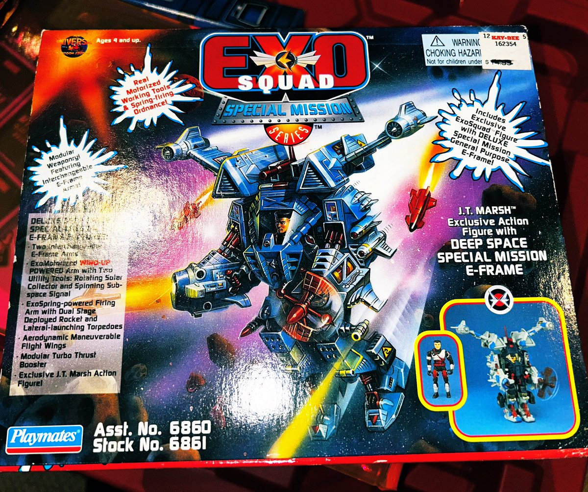 GokinRobo's tweet photo. I got some things lately that seem a bit like @dragon_fortress things. Random shoutout to him because he’s awesome. #GIJoe #Exosquad https://t.co/TBQTMIohZo
