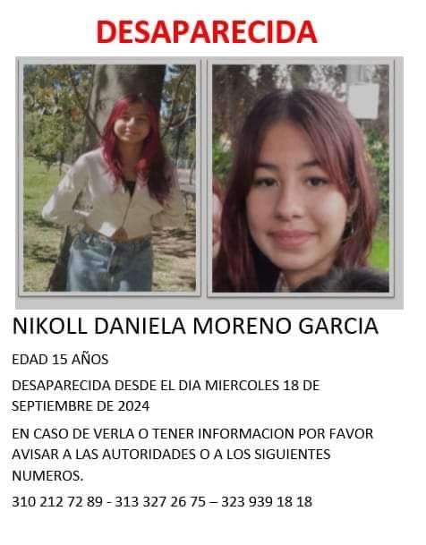 Por petición de una amiga público esta solicitud de ayuda. La niña nada que aparec.

Por favor rt 
<a href="/DanielSamperO/">Daniel Samper Ospina</a> <a href="/VickyDavilaH/">Vicky Dávila</a> <a href="/gusgonzalves/">gustavo gonzalez</a> <a href="/YolandaRuizCe/">YolandaRuizCeballos</a> 
<a href="/ricarospina/">Ricardo Ospina</a> <a href="/EsperanzaRicoL/">Esperanza Rico Laverde</a> 
<a href="/darcyquinnr/">Darcy Quinn</a> <a href="/petrogustavo/">Gustavo Petro</a> 
<a href="/PoliciaColombia/">Policía de Colombia</a>