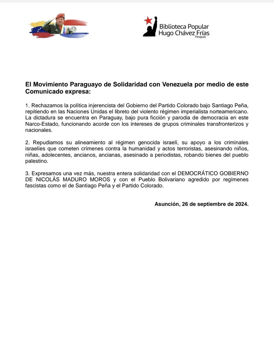 SolidaridadPyVzla🇵🇾🇻🇪 tweet media