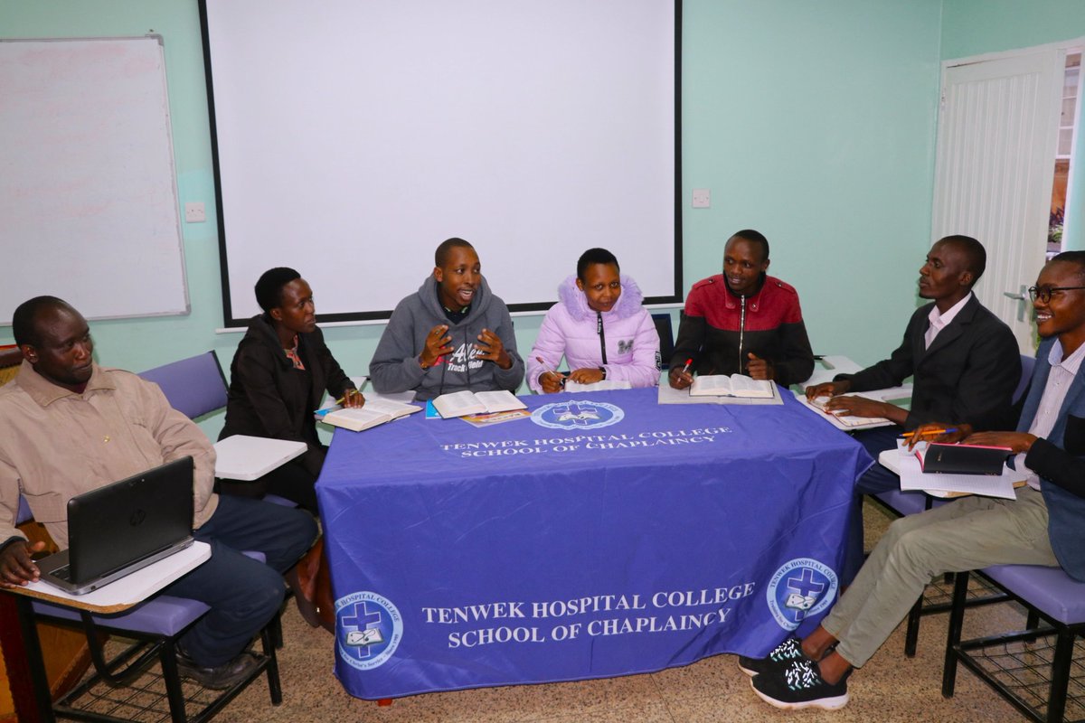TenwekSoc's tweet photo. At Tenwek Hospital College, our mission to train Christ-centered individuals is more than just a goal—it's a calling. Our Wednesdays Discipleship Sessions serve as a vital pillar in preparing students for this noble purpose. 
#chaplaincy #counseling #psychology 
#education https://t.co/APUPoHpSmA