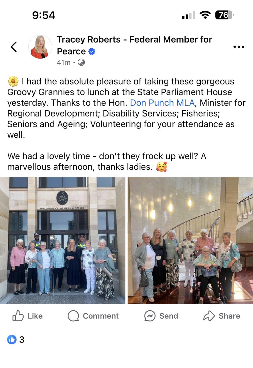 Well how bloody patronising. This is a shocking display of PATS ON THE HEAD OF LITTLE OLD LADIES.