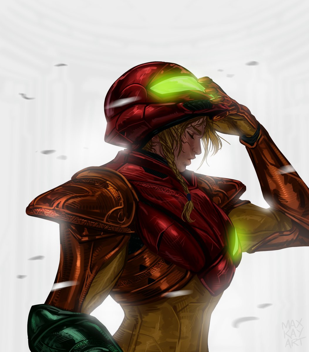 Exhausted.
---
#samus #metroid #raisedbybirds