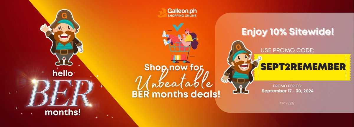𝑯𝒆𝒍𝒍𝒐, 𝑩𝒆𝒓 𝑴𝒐𝒏𝒕𝒉𝒔! The celebration begins now! Enjoy 10% off SITEWIDE at Galleon.ph! - mailchi.mp/galleon.ph/the…