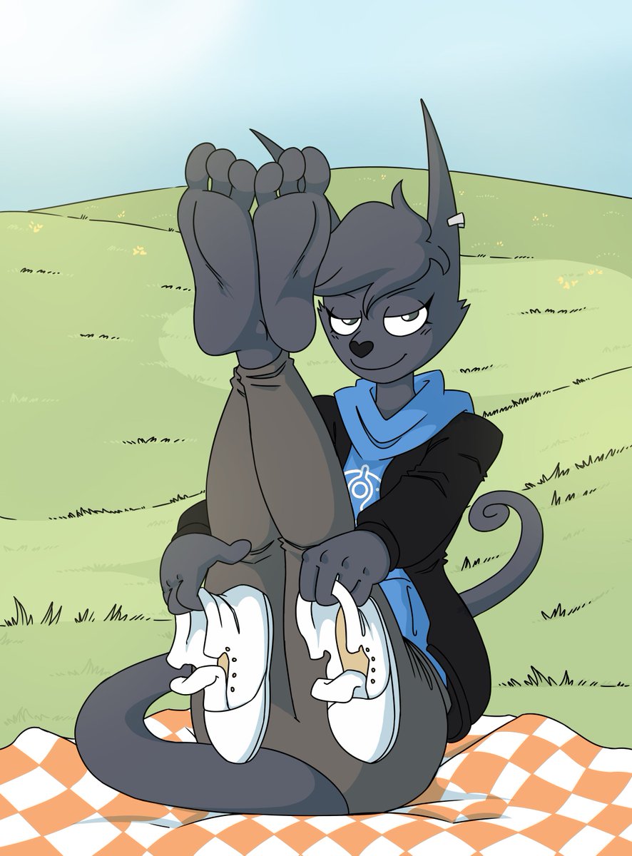 Commission for Gold, of his catmelion character Valtia!