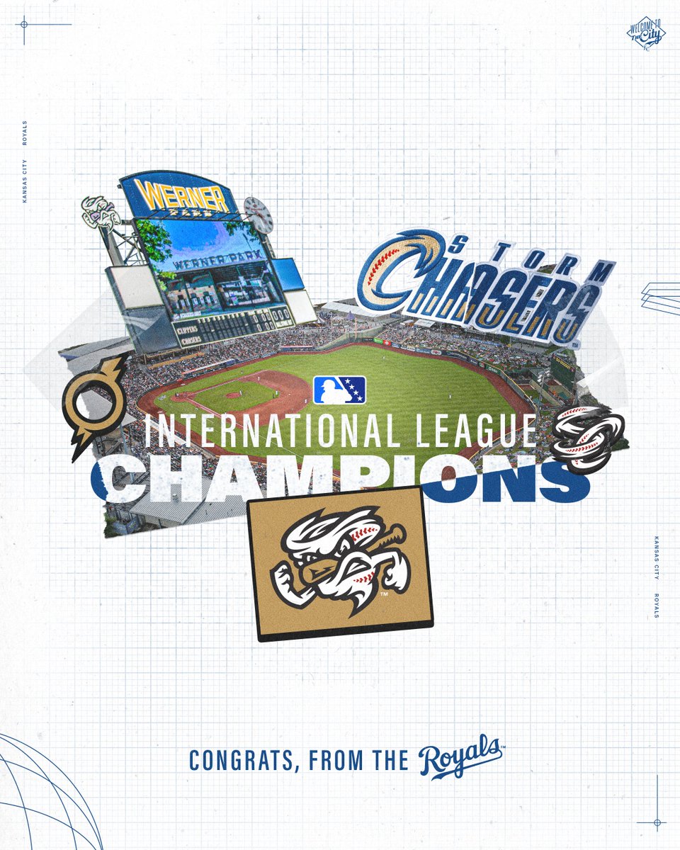 Royals's tweet photo. Congratulations to Omaha Storm Chasers, International League Champions! https://t.co/8DMqR0KmvP