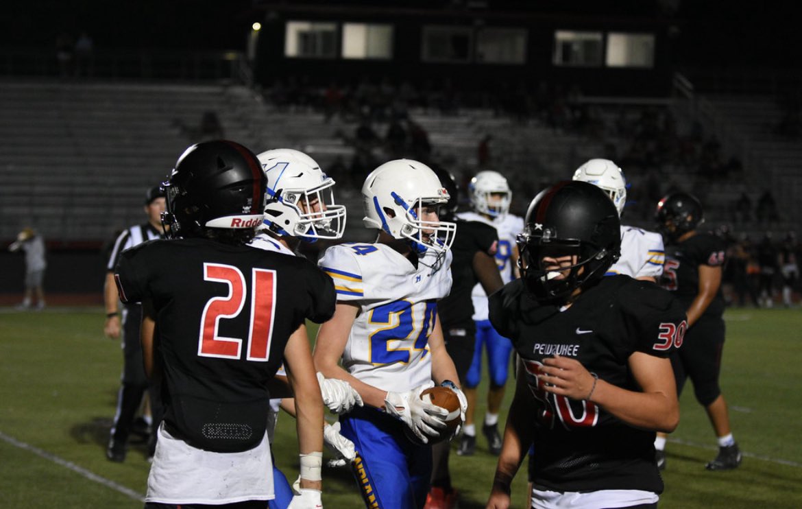 39-14 win vs Pewaukee #24 rb