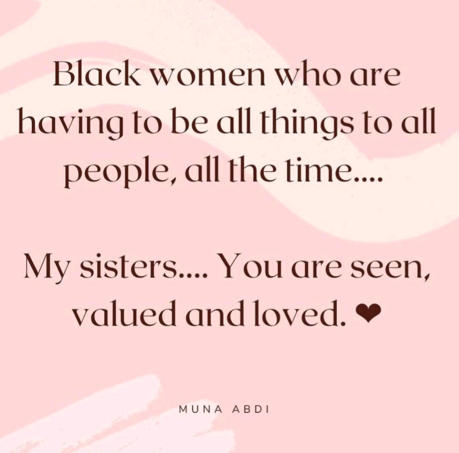 Hey #BlackQueen We see you! We appreciate you. We need you, so take care of yourself just like you take care of everyone around you!!

#BlackGirlMagic #BlackLiveMatterSPI #BlackLiveMatter #BLM