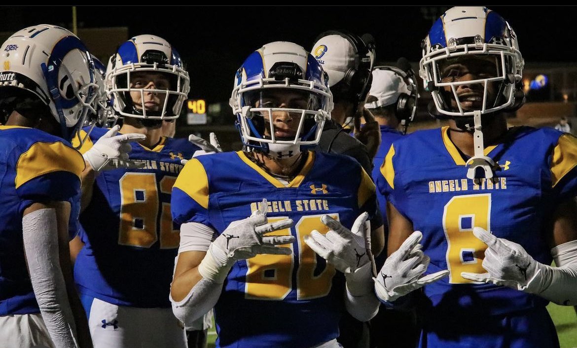 AIDEN DANIEL SERRANO (@aidenserrano8) on Twitter photo Blessed To Say I Have Received An Offer From Angelo State University, Big Thanks To <a href="/KevinKilmer/">Kevin Kilmer</a> ๐ Blessed To Say I Have Received An Offer From Angelo State University, Big Thanks To <a href="/KevinKilmer/">Kevin Kilmer</a> ๐