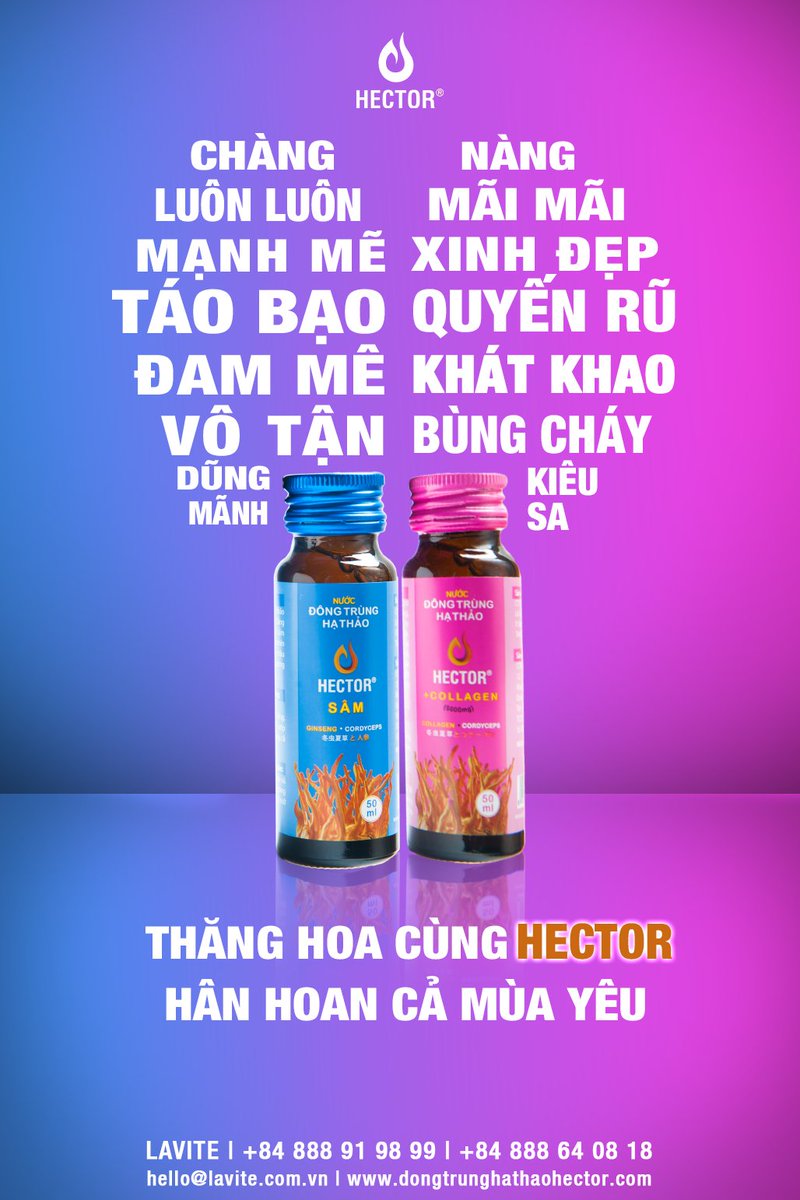 vgtjsc's tweet photo. Tình yêu trọn vẹn cùng Hector Sâm và Hector Collagen 💙🩷
#hector #hectorsam #hectorcollagen #dongtrunghathao #tangcuongsuckhoe #tinhyeu https://t.co/lznT1VKnh3