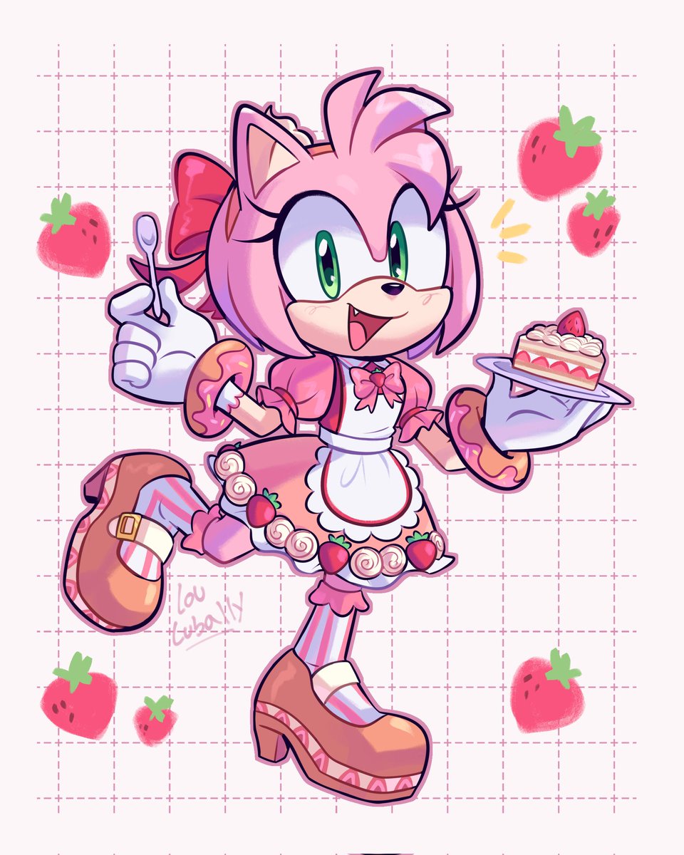 LouLubally's tweet photo. Dulce Amy 🍓

#SonicTheHedeghog #AmyRose https://t.co/VJktsJGJvP
