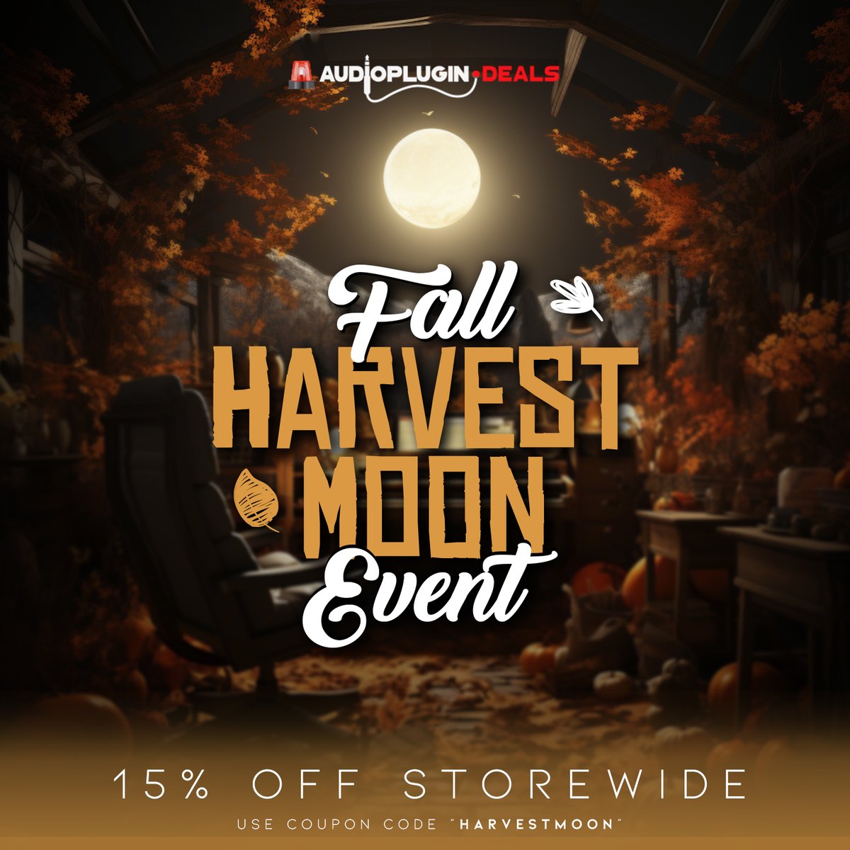 SampleSReview's tweet photo. Use Coupon: HARVESTMOON to get an Extra 15% Off of everything!
🚨https://t.co/jm3jfeiPnV
🔥🔥🔥
#plugindeals #pluginsales #audioplugindeals #couponcode #composer #musicproducer #musicproduction #sampleaudiodeals https://t.co/OuTPAwglbq