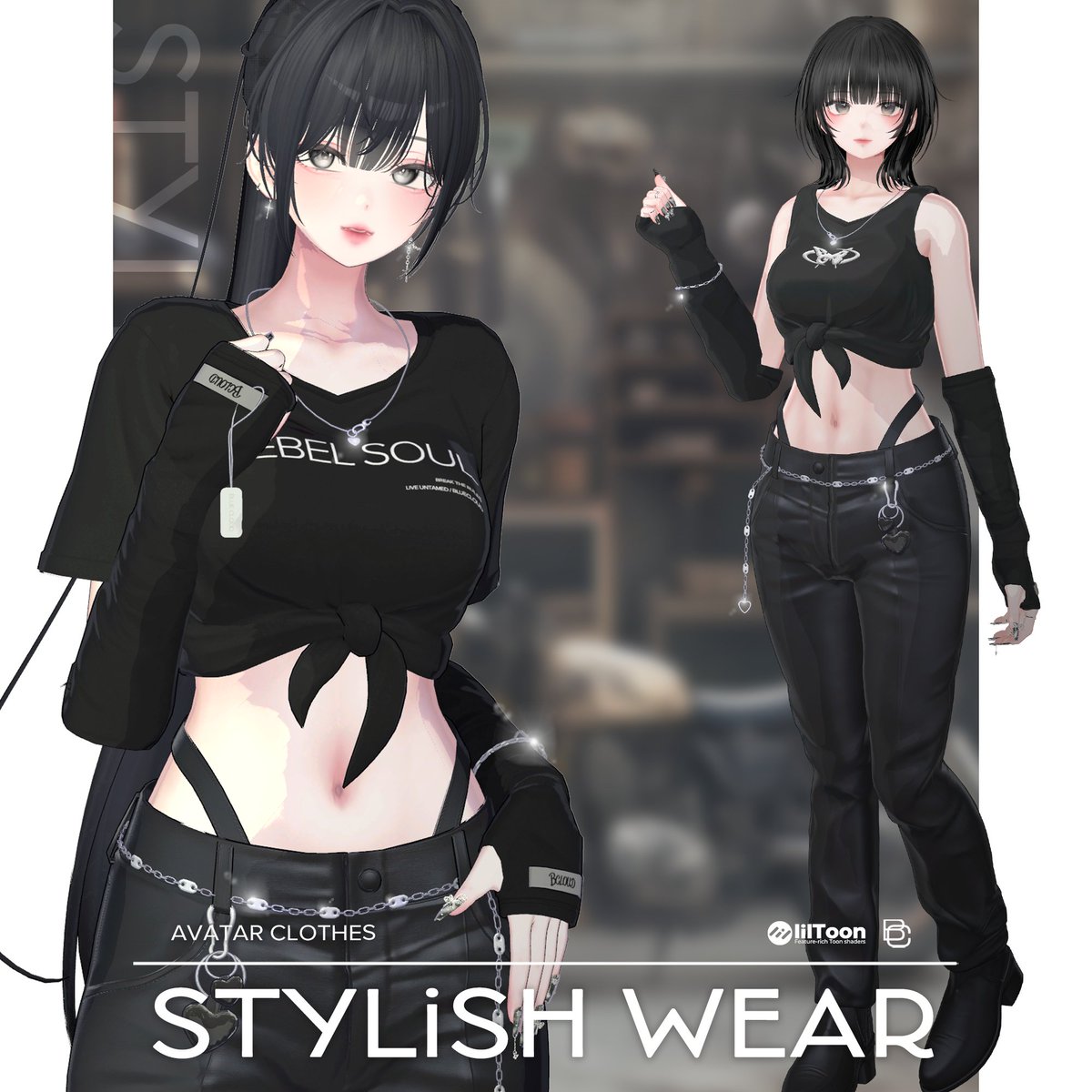 BlueCloud_booth's tweet photo. 『Stylish Wear』 本日より販売開始となります✨

🔔 割引プロモーション実施中です~

🎁 RT+ Follow Event🎁
アカウントをフォロー後RTすると09月27日
 5人に 衣装をプレゼントします

🛍 https://t.co/6okSMMnM5T

#Shinra3D #Lasyusha #マヌカ3D
#Airi #Shinano3D #しなの #Minase3d
#キプフェル https://t.co/W1CAIawaYE