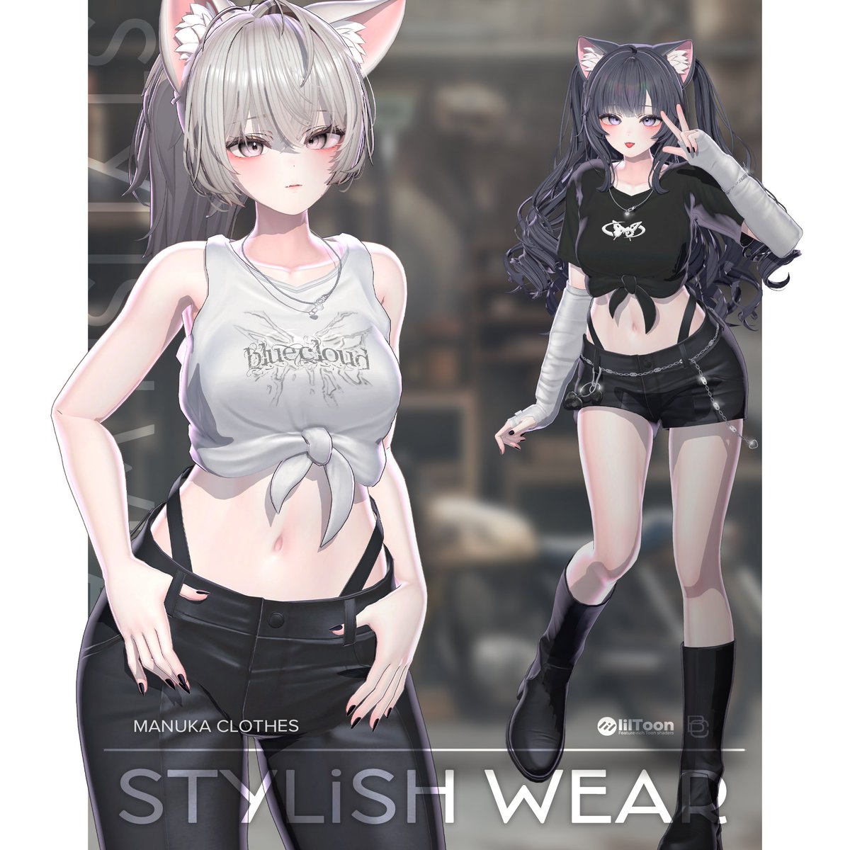 BlueCloud_booth's tweet photo. 『Stylish Wear』 本日より販売開始となります✨

🔔 割引プロモーション実施中です~

🎁 RT+ Follow Event🎁
アカウントをフォロー後RTすると09月27日
 5人に 衣装をプレゼントします

🛍 https://t.co/6okSMMnM5T

#Shinra3D #Lasyusha #マヌカ3D
#Airi #Shinano3D #しなの #Minase3d
#キプフェル https://t.co/W1CAIawaYE