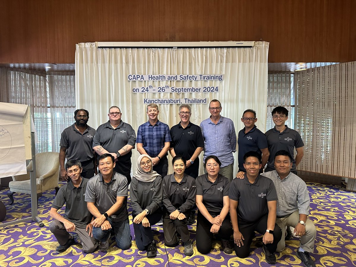 The Pacific Region team of the #CWGC completed a 3-day Health and Safety Training session this week in Kanchanaburi Thailand. Good participation by Regional staff, Country Managers and Site Managers from 7 countries across the Pacific. Lots learned about H&amp;S &amp; H&amp;S Leadsership