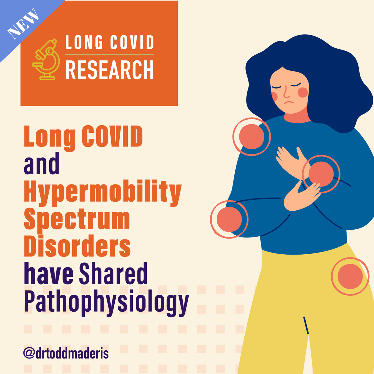 [New Research] Long COVID and Hypermobility Spectrum Disorders Have Shared Pathophysiology

Hypermobility has been found in 30%-57% of patients with chronic fatigue syndrome (#MECFS), #POTS, #Fibromyalgia, and #LongCovid compared to 10%-20% of the general population. Hypermobile