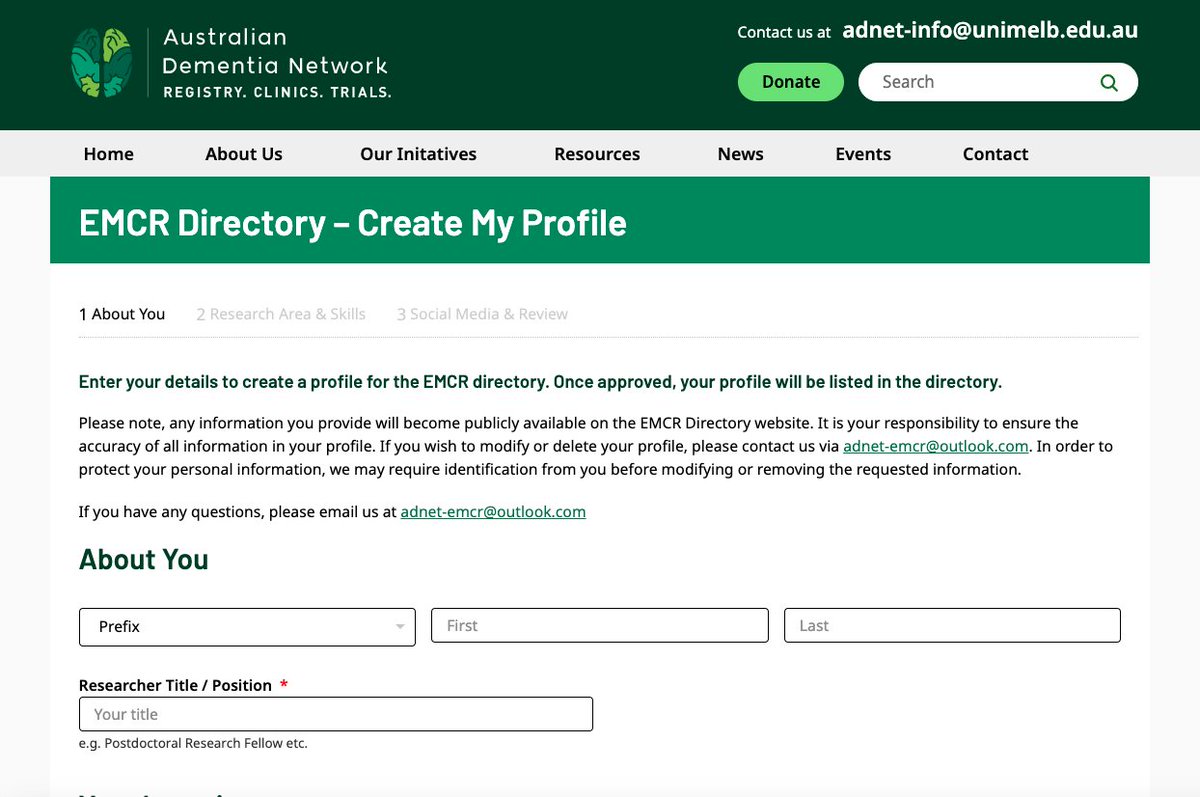 Australian Dementia EMCR Network tweet media