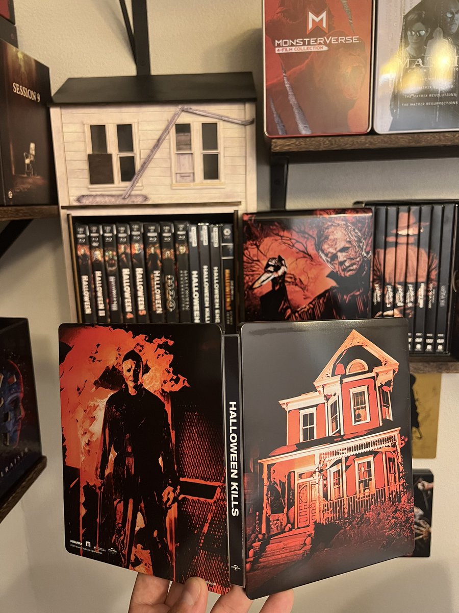 F_Rodriguez__'s tweet photo. #nowwatching 

Halloween Kills 

It's time! I watch this movie at least 2 times during 🎃 Spooky Season 🎃

#physicalmedia #EvilDiesTonight https://t.co/a5OWdwJko7