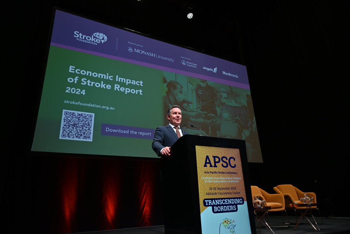 Sarah Meredith (@sarahmeredithau) on Twitter photo Massive day launching the #EconomicImpactOfStroke Report 2024 in Adelaide. Thanks to Minister <a href="/Mark_Butler_MP/">Mark Butler MP</a> for speaking and officially launching the report! And for wearing his F.A.S.T socks!
Read the report now: strokefoundation.org.au/economicimpact <a href="/strokefdn/">Stroke Foundation</a> Massive day launching the #EconomicImpactOfStroke Report 2024 in Adelaide. Thanks to Minister <a href="/Mark_Butler_MP/">Mark Butler MP</a> for speaking and officially launching the report! And for wearing his F.A.S.T socks!
Read the report now: strokefoundation.org.au/economicimpact <a href="/strokefdn/">Stroke Foundation</a>