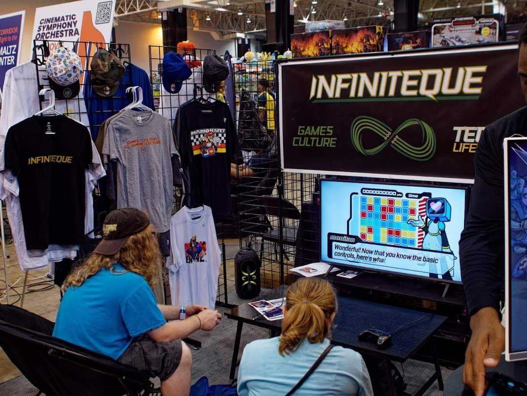 Infiniteque's tweet photo. This past weekend, my team and I presented INFINITEQUE, powered by @AnkerOfficial and @AnkerSOLIX at the @GameOnCleveland which took place at the @ixcentercle. It was an amazing experience to share the vision of games culture and TEQUE Lifestyle with all the wonderful people in attendance!

I was honored to share that the goal of INFINITEQUE is to empower urban and underserved communities by connecting games culture, technology, and real-world skills. Through consulting services, immersive experiences, and various programs we foster creativity and digital equity, providing the tools for individuals and institutions to thrive.

Most importantly, visitors shared that they felt our warm reception and welcomed to spend time with us, which was a personal goal of mine. Creating spaces where people feel a real sense of belonging in gaming is tremendously important, and I extend this welcome to you as INFINITEQUE continues to grow!

A special thanks to @heavyjt3 for the photos and recordings, and @MaSTA_SoLIDUS at @GamerHavenCLE for the graphic design and encouragement to keep pushing forward. Thank you both for helping the dream to become reality!