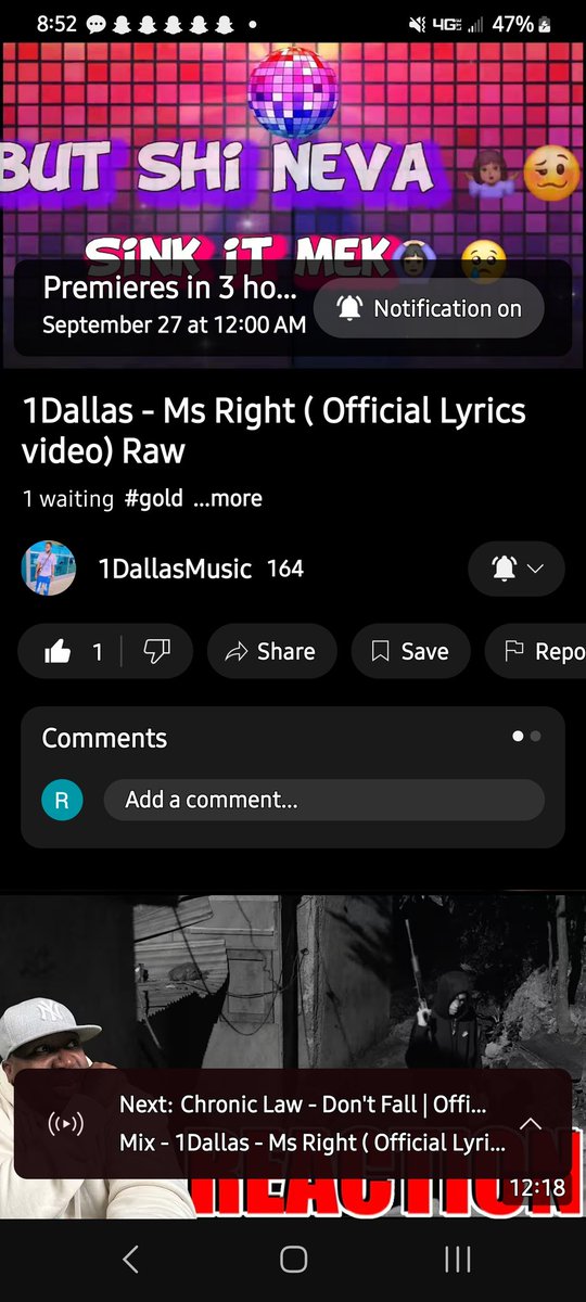 1DallasMusic's tweet image. Subscribe now💥🍀 #Msright #lyrics #1Dallas #ladies
