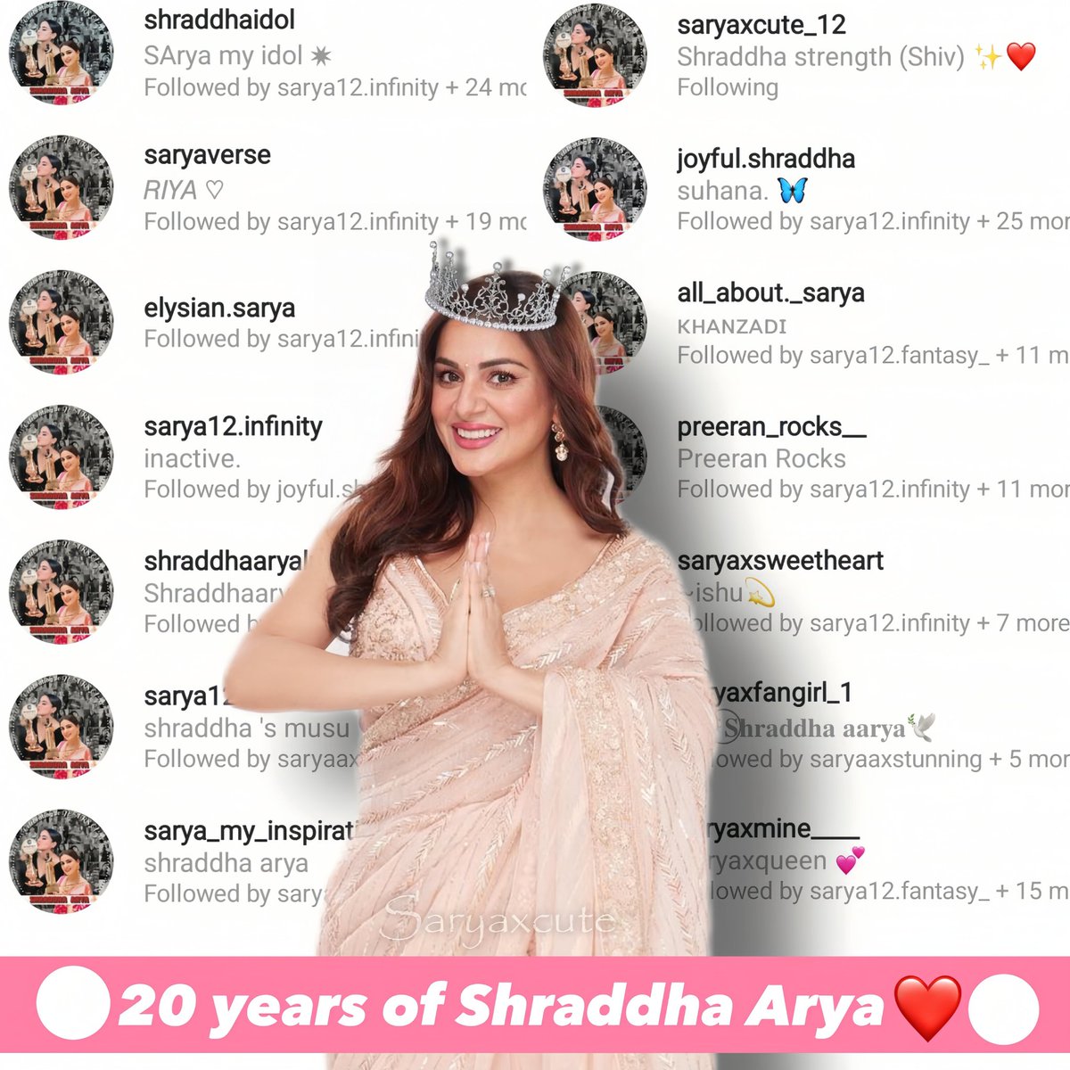 #20yearsofshradddhaarya ✨❤️🕊️
#saryans jasnn dekh rhe ho..?🐥