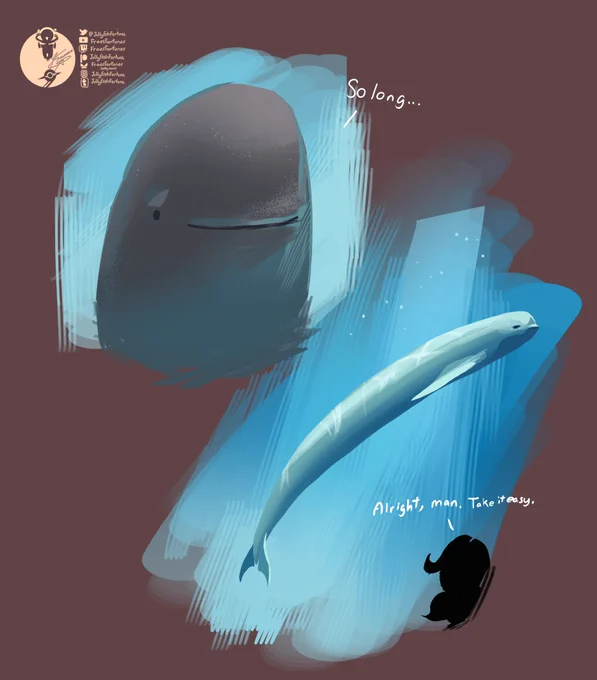 He looked easy to draw. 