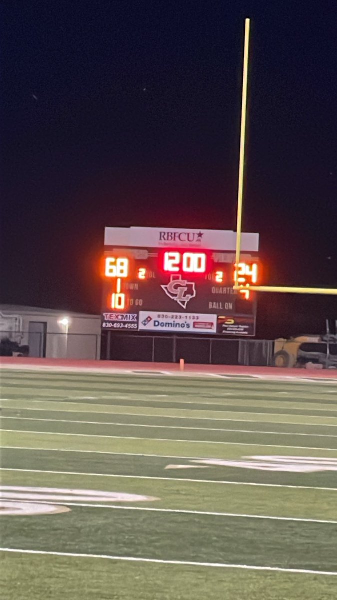 Hawks win! Way to go 🏈 #comalisd #thelakeisrising