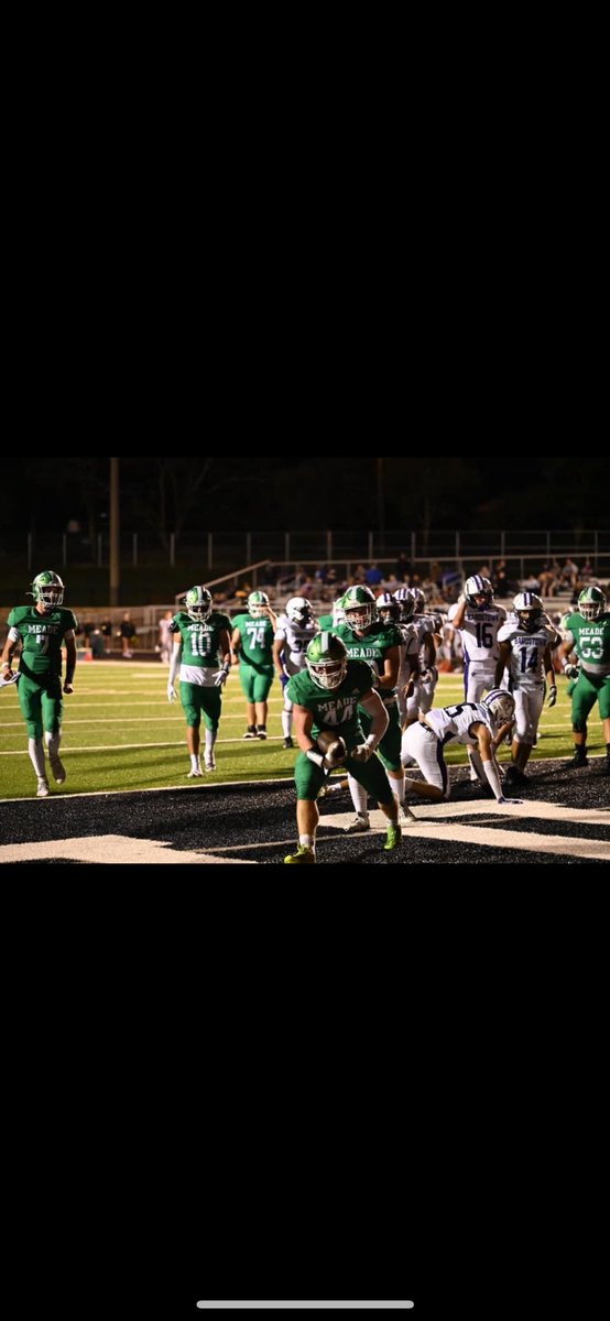 MeadeFB's tweet image. That was a TEAM Win!! Waves 17 Bardstown 6. Roll Waves!!