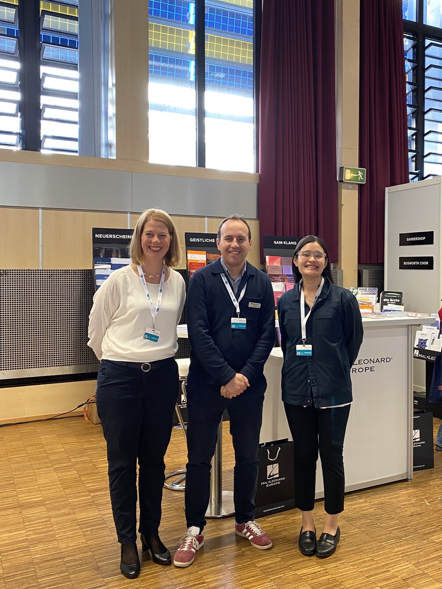 Hallo und wilkommen von der Chor.com in Hannover 👋🏼

We’re excited to kick off our time at Chor.com from today until Sunday! Come find your next favourite piece and get your hands on the latest from some of the biggest names in choral music.