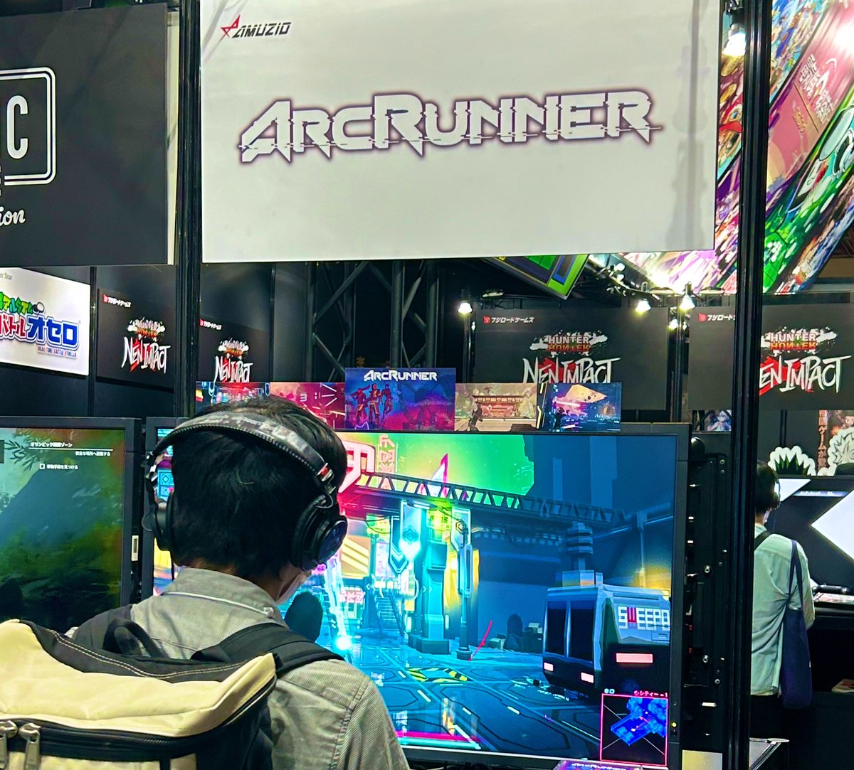 oizumiamuzio's tweet photo. #東京ゲームショウ2024
2日目も終了いたしました!
本日もたくさんの試遊、ありがとうございました🕹️
明日からは、いよいよ一般公開日となります😆
さらに多くのお客様のご来場、試遊をお待ちしております🎮
よろしくお願いいたします☺️
#TGS2024 #arcrunner #knightvsgiant https://t.co/K0GLX2a4BI