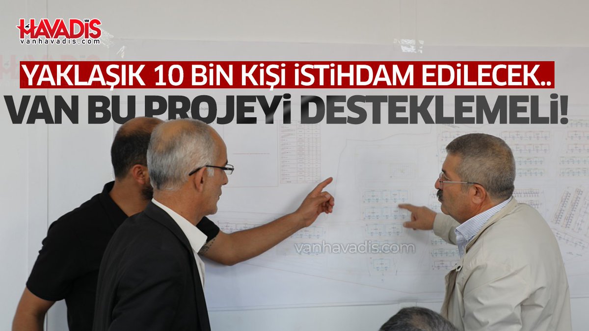 Yaklaşık 10 bin kişi istihdam edilecek! Van bu projeyi desteklemeli
vanhavadis.com/haber/21743424…