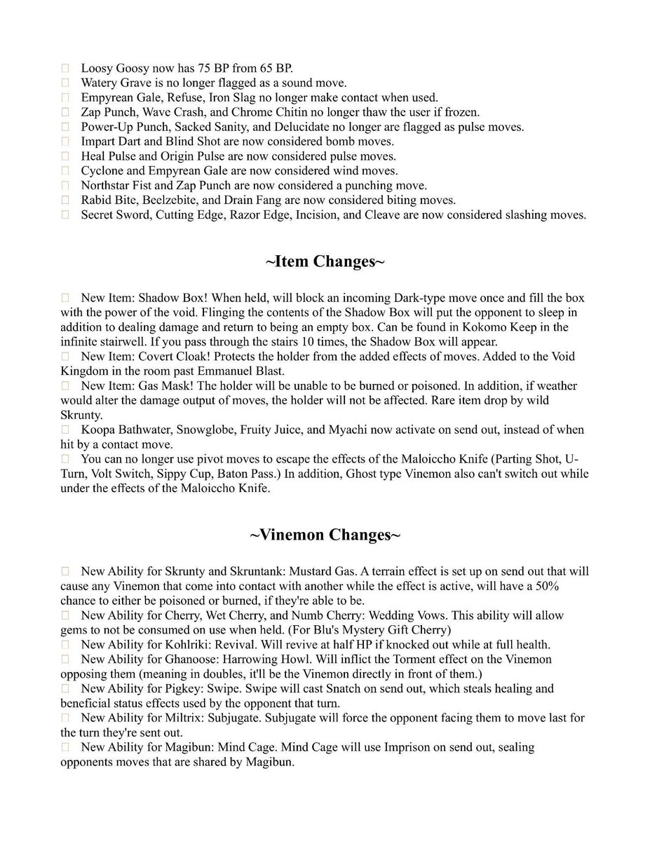 SwoneVial's tweet photo. #Vinemon Update V1.1.7
LOTS of Bug Fixes
New Vinemon
Stat, Feature, Move, &amp; Item Changes + More

HUGE New Patch DL:
https://t.co/CgDmv58JfC
https://t.co/5Wqhkl4dHN

Patch Guide (For v1.1.4 &amp; lower):
https://t.co/JkU2S6Zgxu
#Vinesauce #pokemon #fangame #fakemon

Patch Notes: https://t.co/0JJvThxDTR