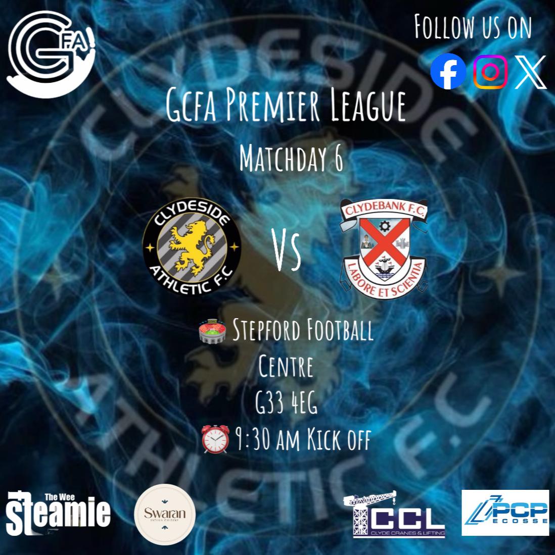 ClydesideAth's tweet photo. #fixturefriday
#MTC 🐝
🆚️ @ClydebankSMFC
🏆 league
📆 28/9
🏟 Stepford
⏰ 9.30am
@ScotAmFA
@AmmyFitbaNews
@GlasCollegesFA
@theweesteamie
#CCL #Swaran #pcpecosse https://t.co/Rdvlp6udzc