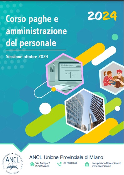 🔴CORSO PAGHE E AMMINISTRAZIONE DEL PERSONALE - Sessione ottobre 2024
📅Inizio 29 ottobre, durata complessiva: 132 ore articolate in lezioni di 4 ore in presenza e/o in videoconferenza
ℹ️  anclmilano.it/wp-content/upl… 
#FromazioneAnclMilano a cura di <a href="/ancl_mi/">ANCL UP Milano</a>