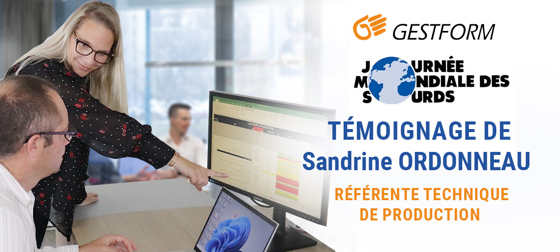gestform's tweet image. [Témoignage de Sandrine ORDONNEAU]
A l’occasion de la Journée Mondiale des Sourds🌍 du 28 Septembre 2024, GESTFORM a recueilli le témoignage de Sandrine ORDONNEAU, Référente Technique de Production chez GESTFORM au service RH.
Lire la suite : gestform.com/temoignage-de-…
#JMS #JMS2024
