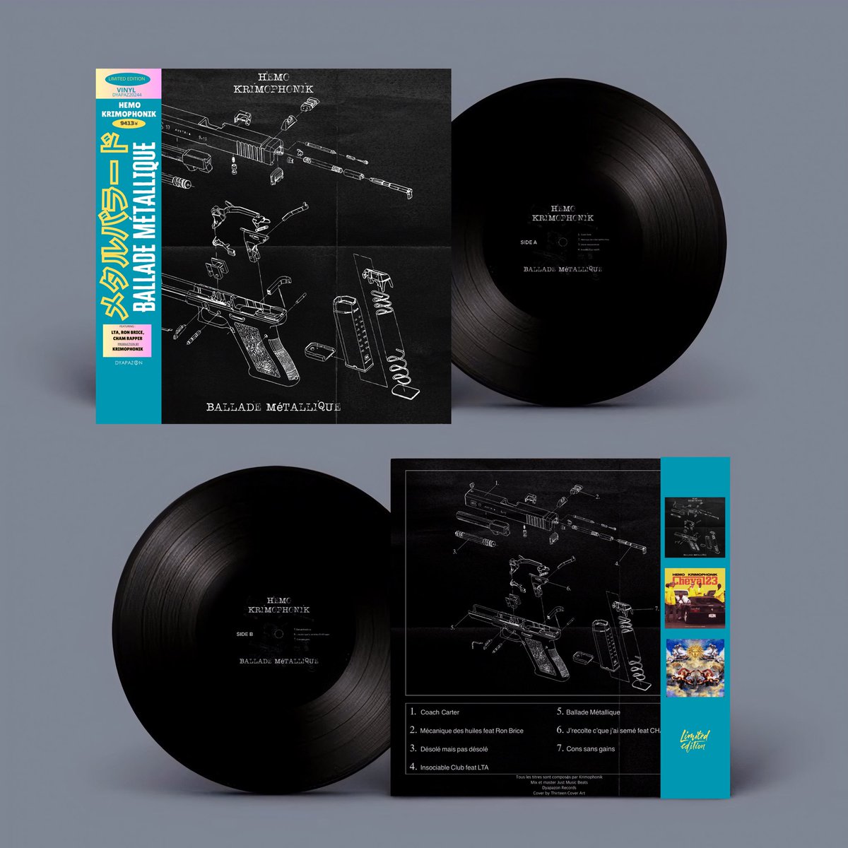 Hemohemess's tweet photo. Le Ep Ballade Métallique de @Hemohemess x @krimophonik 
Est Disponible Partout 
Edition vinyle collector sur Bandcamp : https://t.co/NOoIbTEw0o https://t.co/0btvfbAajp