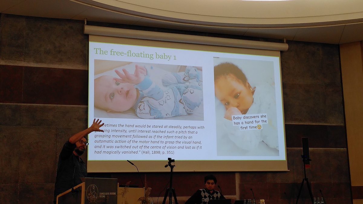 Matej Hoffmann (@matejhof) on Twitter photo Are babies observing their hands and learning from that? Andy Bremner at the <a href="/theactiveself/">SPP The Active Self</a> symposium on the development of body representations. #DFG #SPP #activeself Are babies observing their hands and learning from that? Andy Bremner at the <a href="/theactiveself/">SPP The Active Self</a> symposium on the development of body representations. #DFG #SPP #activeself