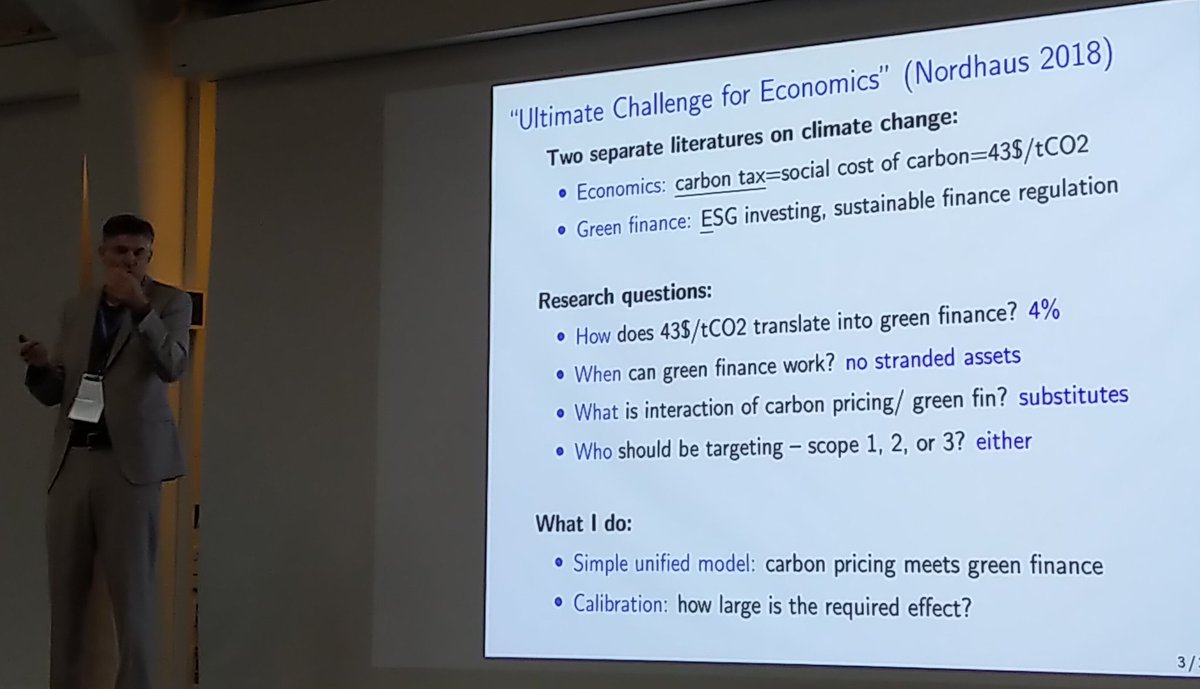 Jean-Michel Glachant (@jmglachant) on Twitter photo To reconciliate "Carbon Pricing" & "Green Finance"?
The research of L.H. Pedersen at CBS
Presented at <a href="/CSEICBS/">Copenhagen School of Energy Infrastructure (CSEI)</a> conf in Copenhagen
Very interesting topic >> Give it a view ! To reconciliate "Carbon Pricing" & "Green Finance"?
The research of L.H. Pedersen at CBS
Presented at <a href="/CSEICBS/">Copenhagen School of Energy Infrastructure (CSEI)</a> conf in Copenhagen
Very interesting topic >> Give it a view !
