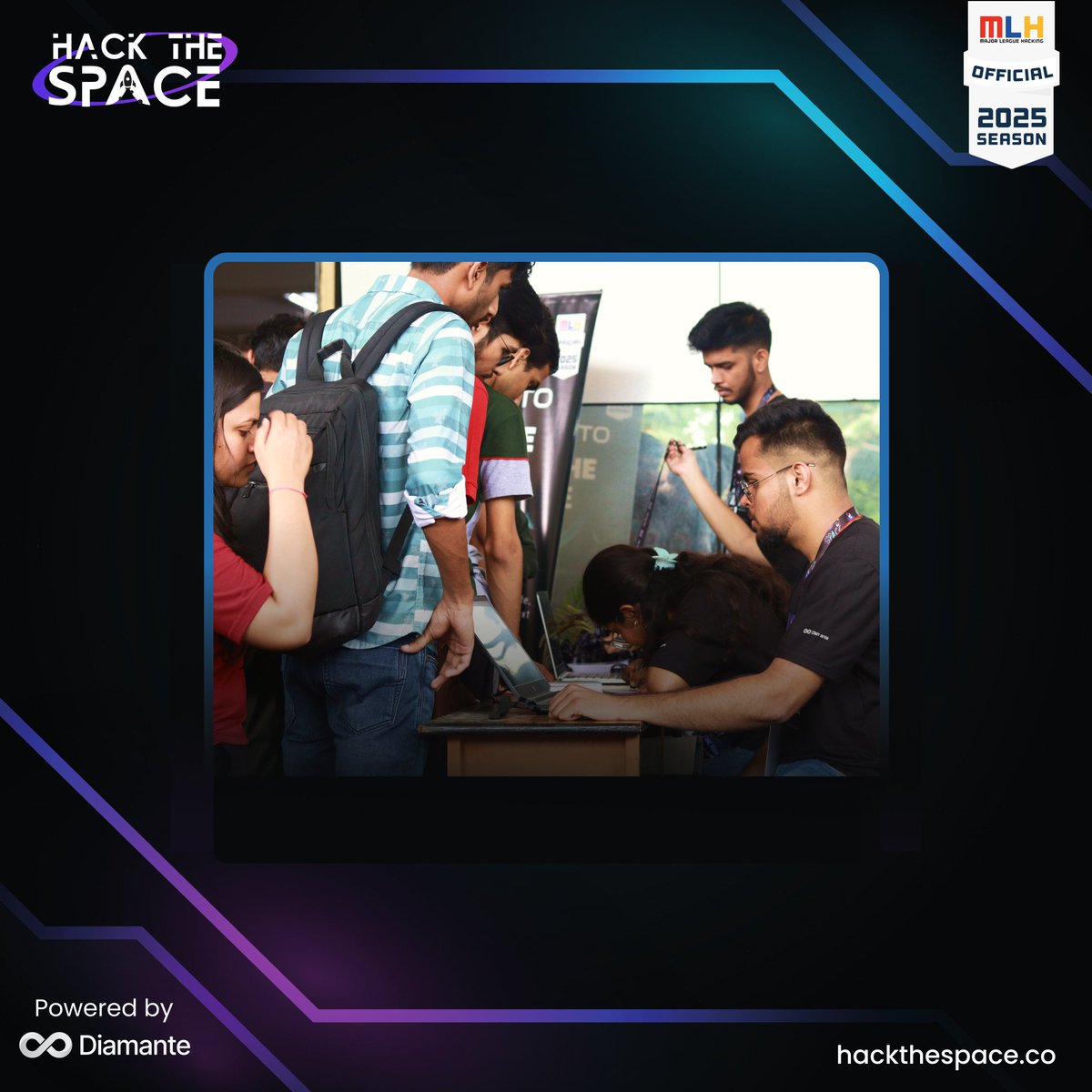 HackTheSpace_'s tweet photo. Check-in underway! Time to kickstart the HackTheSpace2.0 journey! π
#checkin #hackathon2024 #hackthespace2 #htsseason2 https://t.co/HTLaph6arI